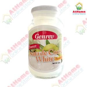 Genrev, Sweet Nata de Coco, White, 12oz