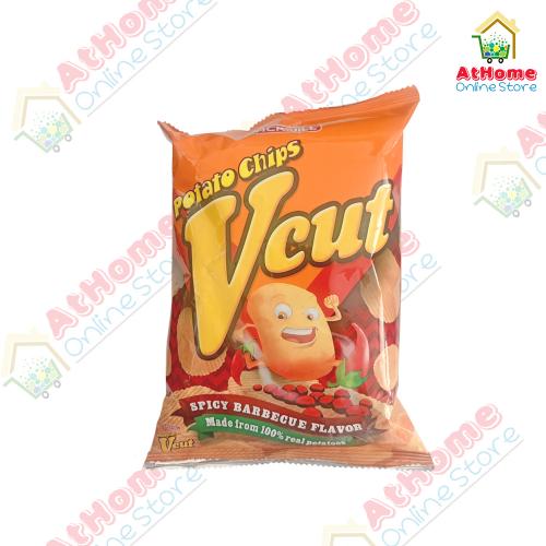 JnJ, Potato Chips, V-cut, Spicy Barbeque, 60g