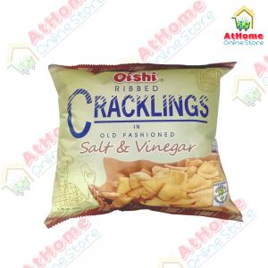 Oishi, Ribbed Cracklings, Salt & Vinegar, 50g