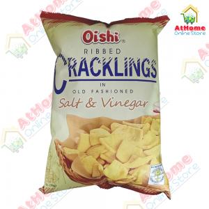 Oishi, Ribbed Cracklings, Salt & Vinegar, 90g