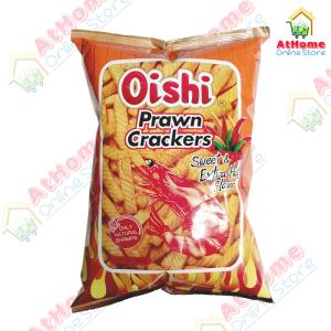 Oishi, Prawn Crackers, Sweet & Extra Hot Flavor, 90g