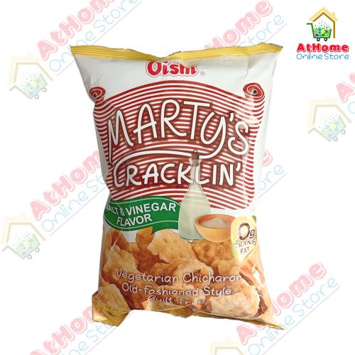 Oishi, Marty's Cracklin', Salt & Vinegar Flavor, 90g
