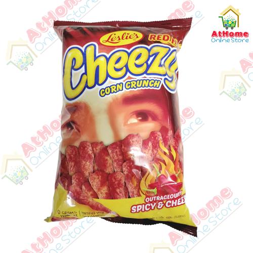 Leslie's, Cheezy Corn Crunch, Spicy & Cheesy, 150g