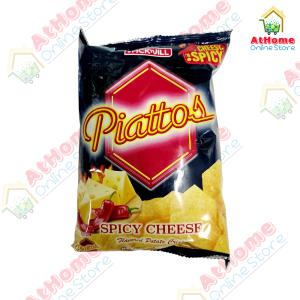 JnJ, Piattos Spicy Cheese Flavored Potato Crisps, 85g