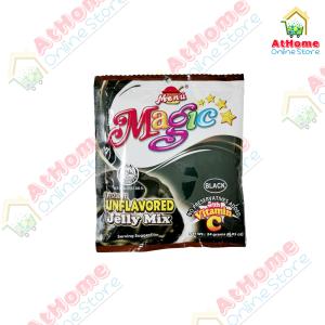 Menu Magic, UnFlavored Jelly/Gulaman Mix, Black,  24g