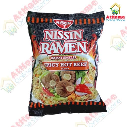 Nissin Ramen, Instant Noodles, Spicy Hot Beef, 55g