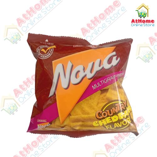 JnJ, Nova Multigrain Snacks, Country Cheddar Flavor, 40g